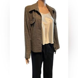 Paul Harris Design Women’s Vintage 90s Jacket, Brown | L